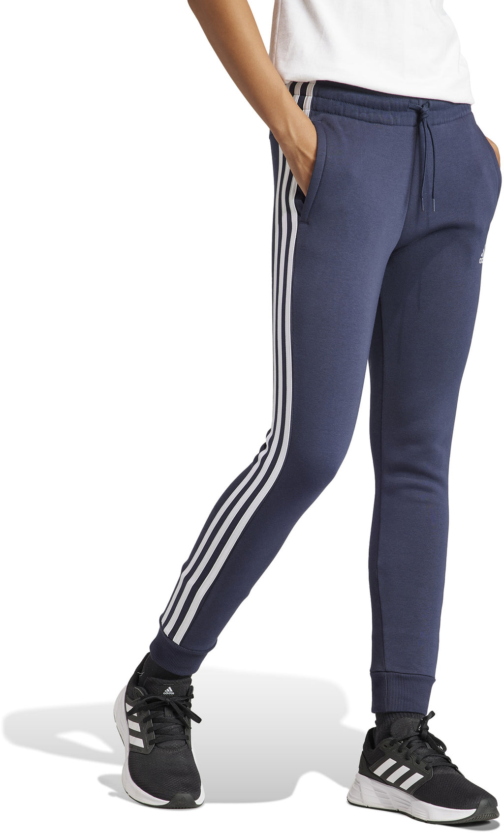 Essentials 3-Stripes Fleece broek