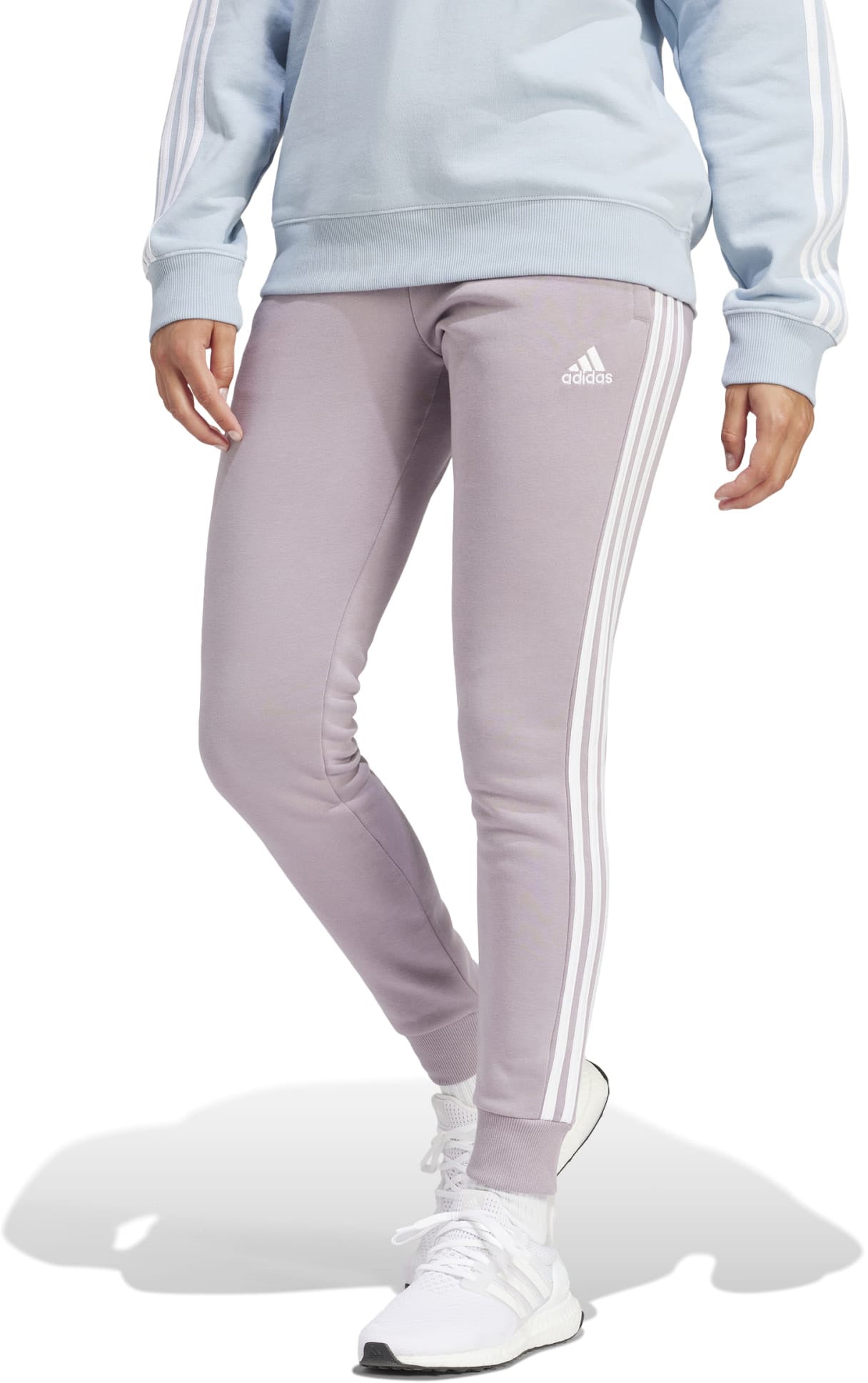 Essentials 3-Stripes Fleece broek