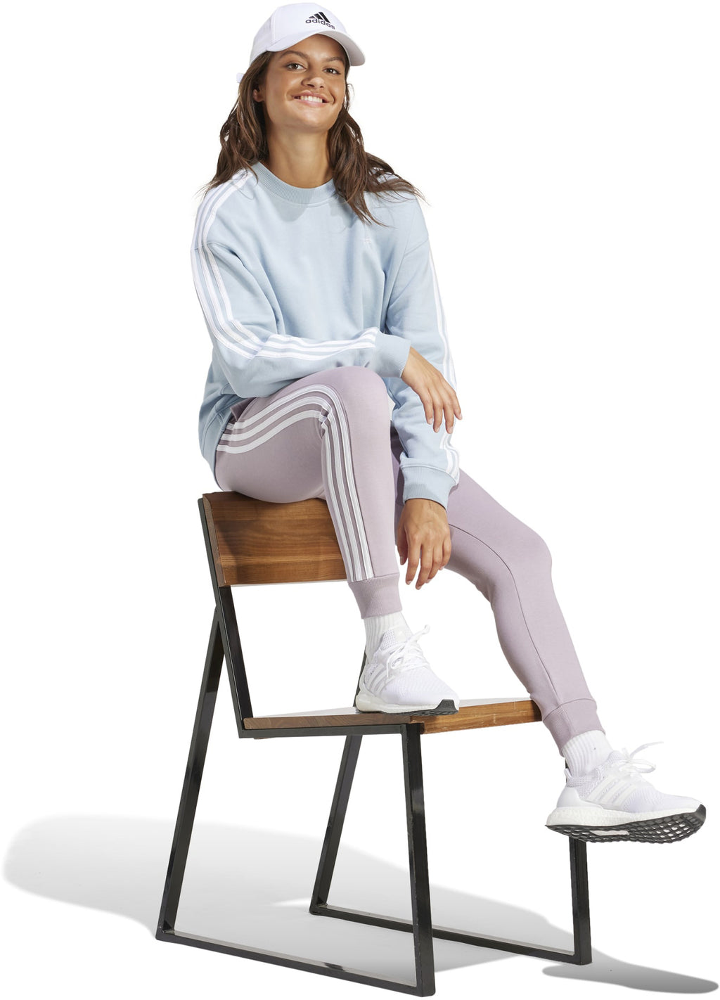 Essentials 3-Stripes Fleece broek