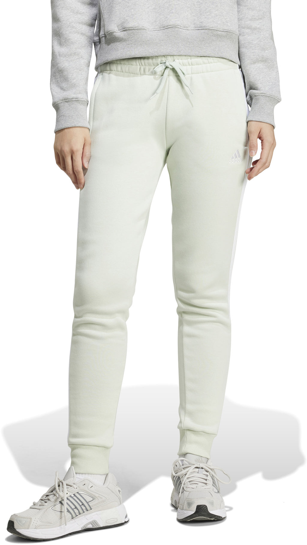 Essentials 3-Stripes Fleece broek