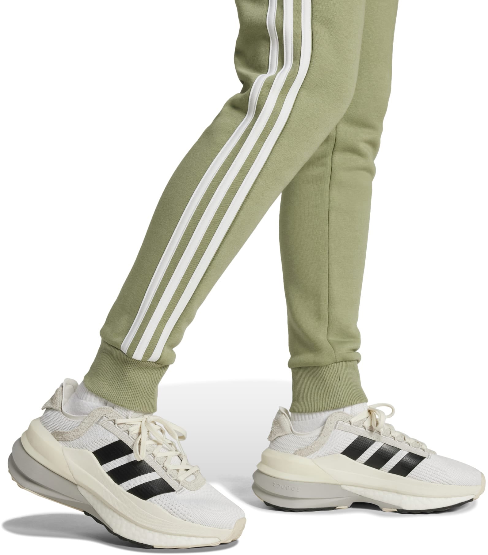 Essentials 3-Stripes Fleece broek