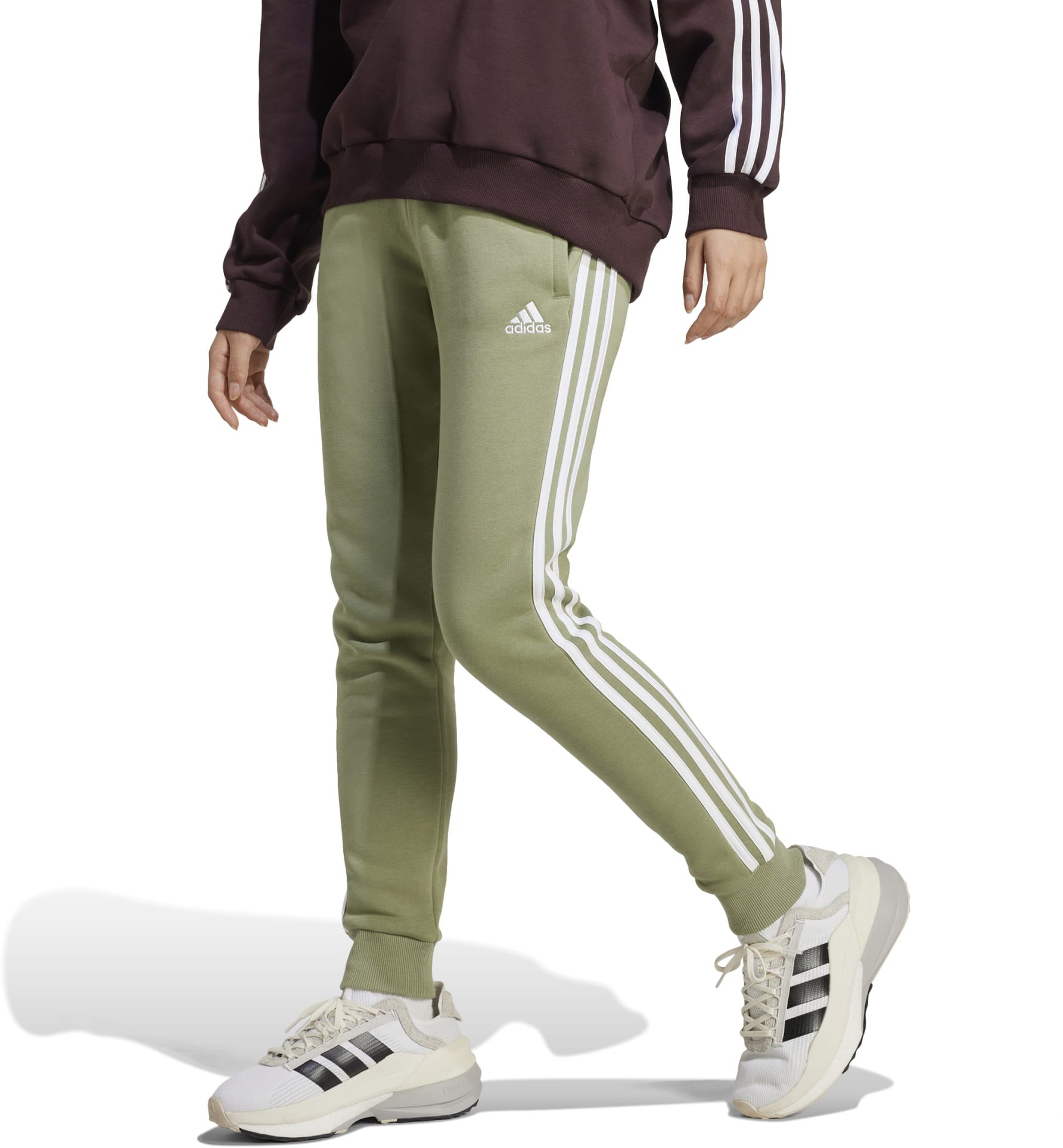 Essentials 3-Stripes Fleece broek