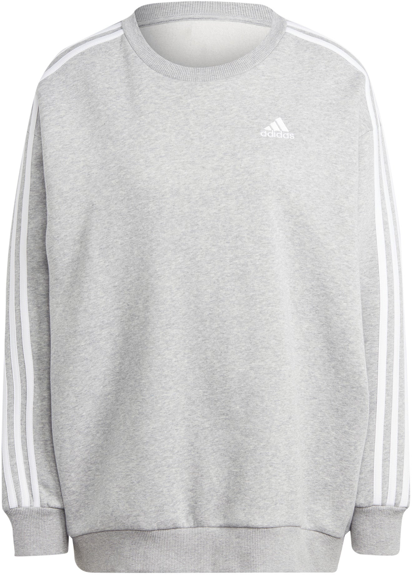 Essentials 3-Stripes Oversized Fleece sweater