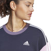 Essentials 3-Stripes Oversized Fleece sweater