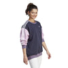 Essentials 3-Stripes Oversized Fleece sweater