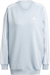 Essentials 3-Stripes Oversized Fleece sweater