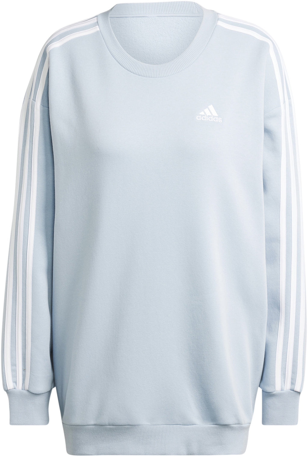 Essentials 3-Stripes Oversized Fleece sweater