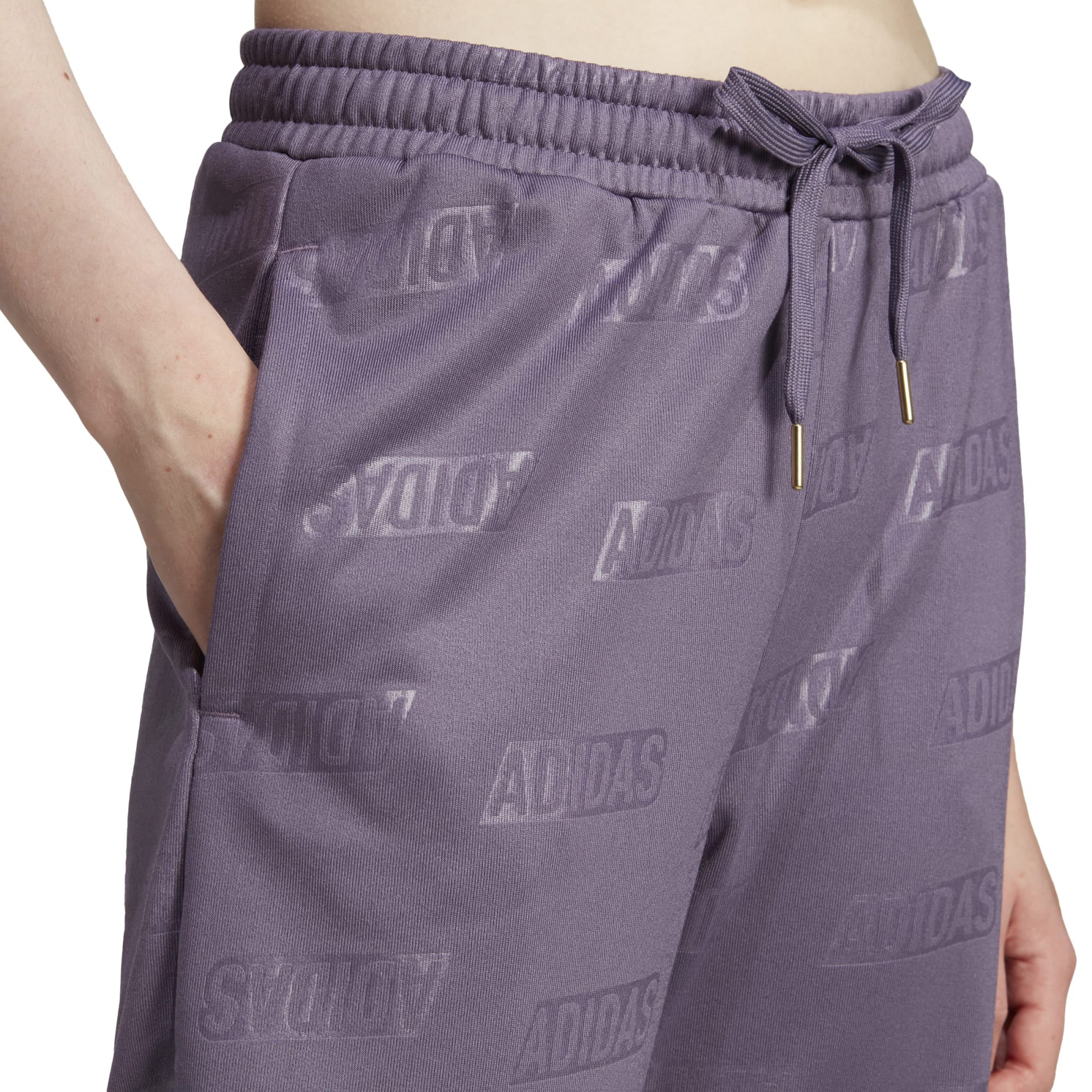 Embossed Monogram Fleece broek