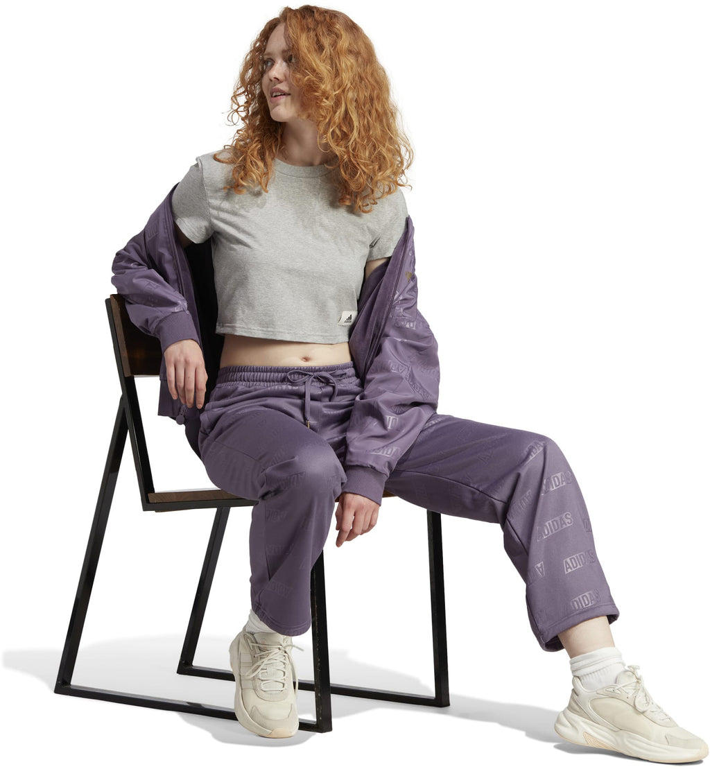 Embossed Monogram Fleece broek