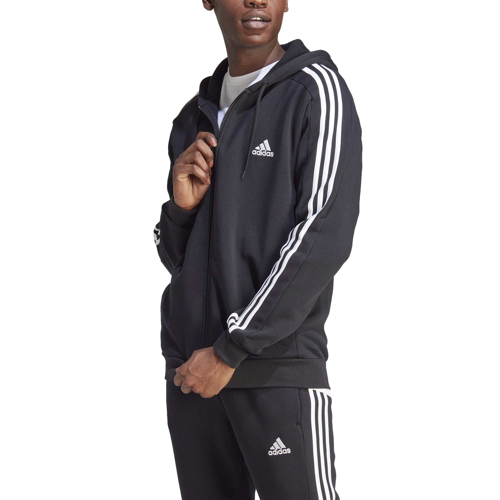 Essentials Fleece 3-Stripes ritshoodie