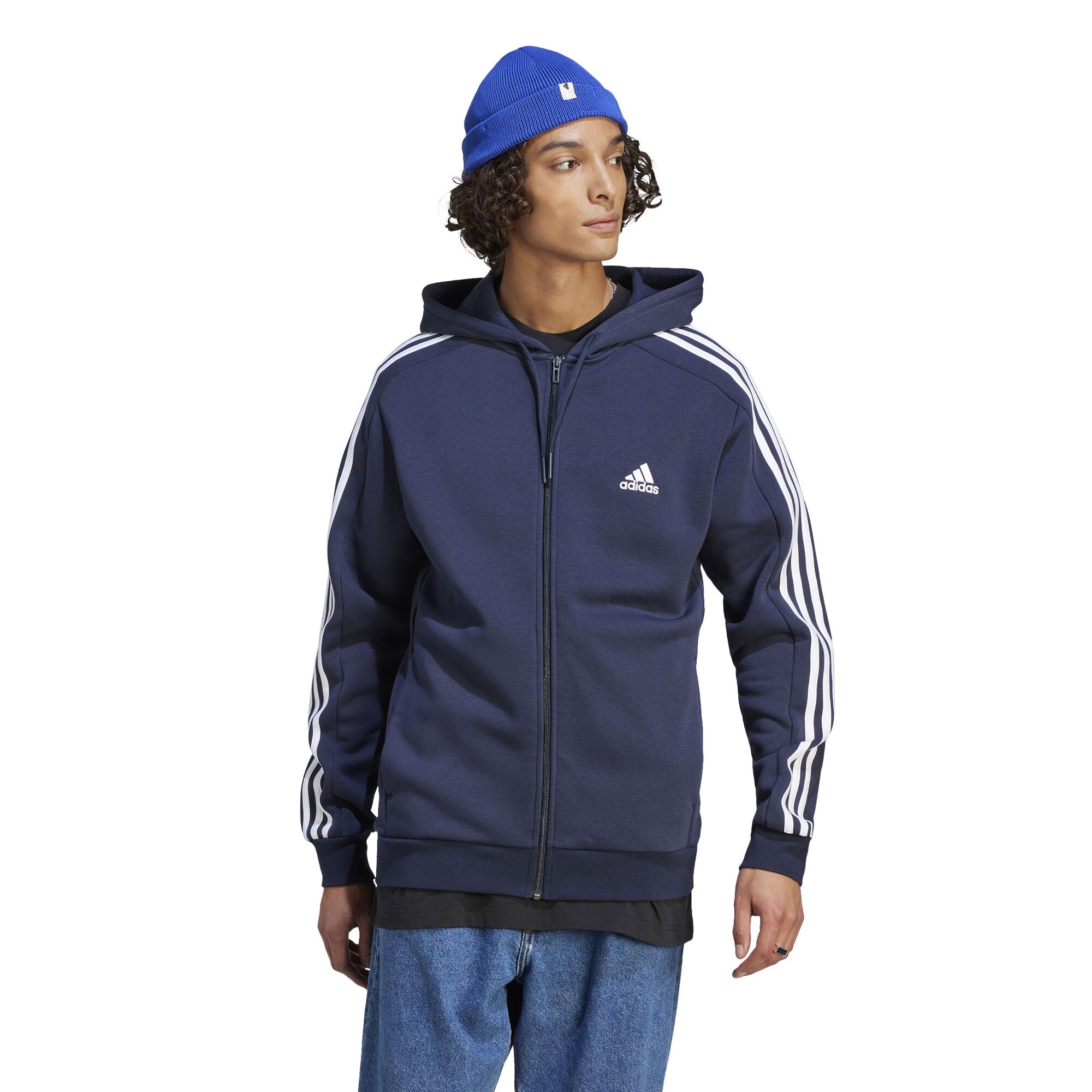 Essentials Fleece 3-Stripes ritshoodie