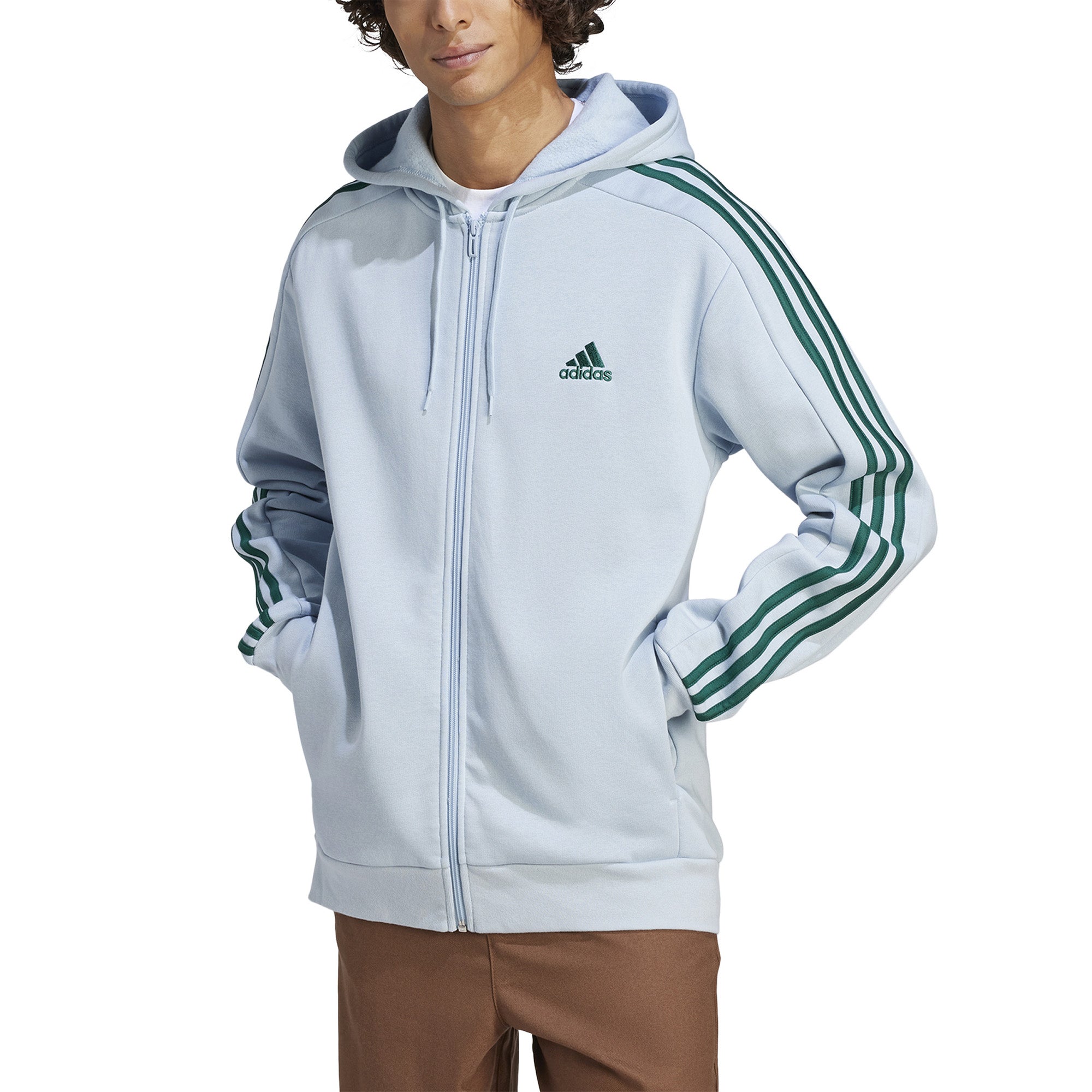 Essentials Fleece 3-Stripes ritshoodie