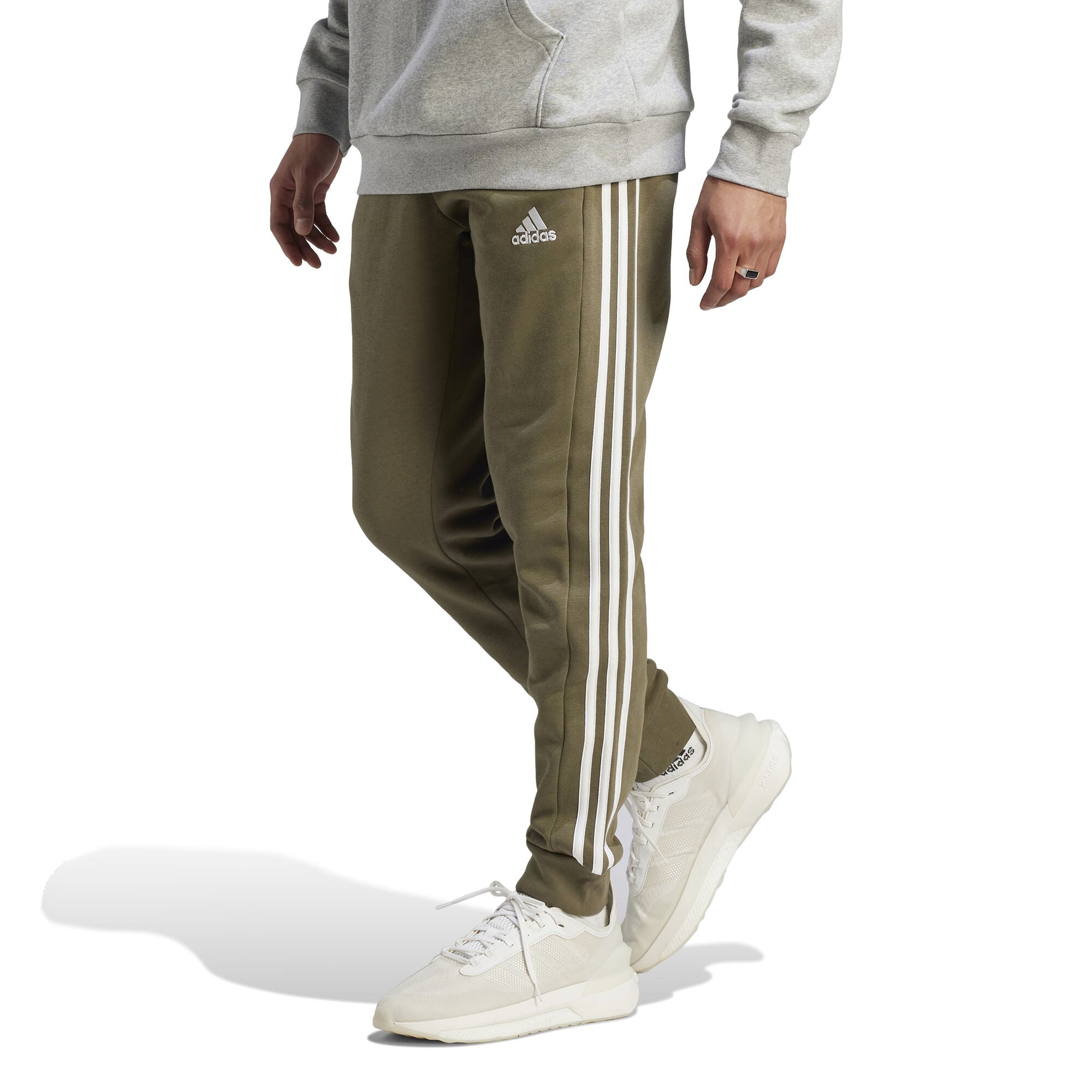 Essentials Fleece 3-Stripes trainingsbroek