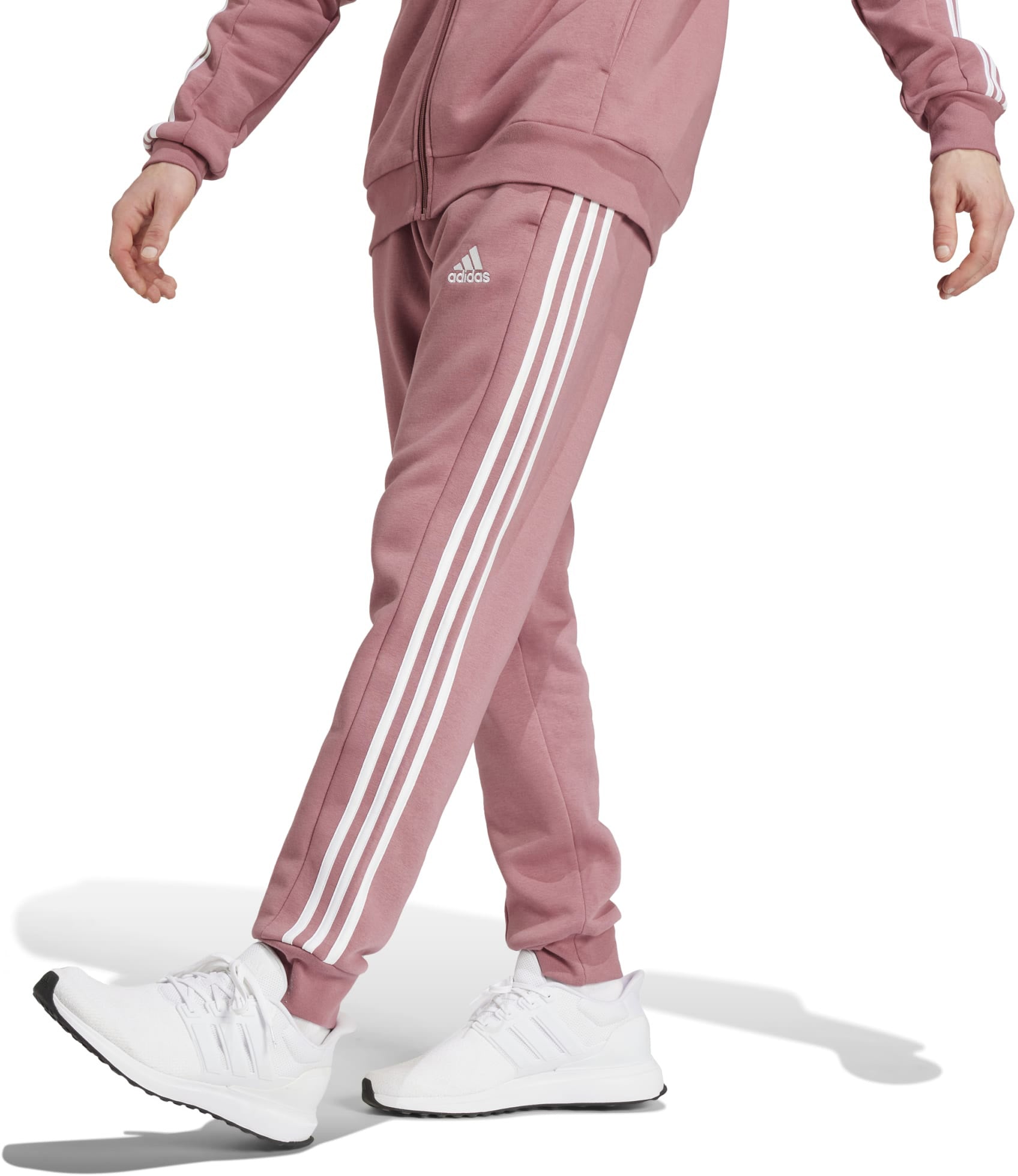 Essentials Fleece 3-Stripes trainingsbroek