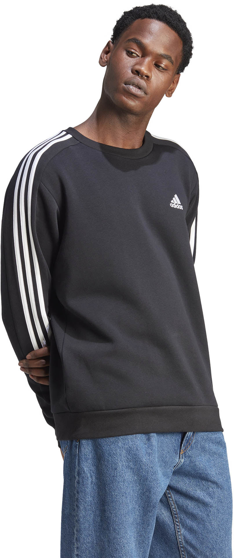 Essentials Fleece 3-Stripes sweater