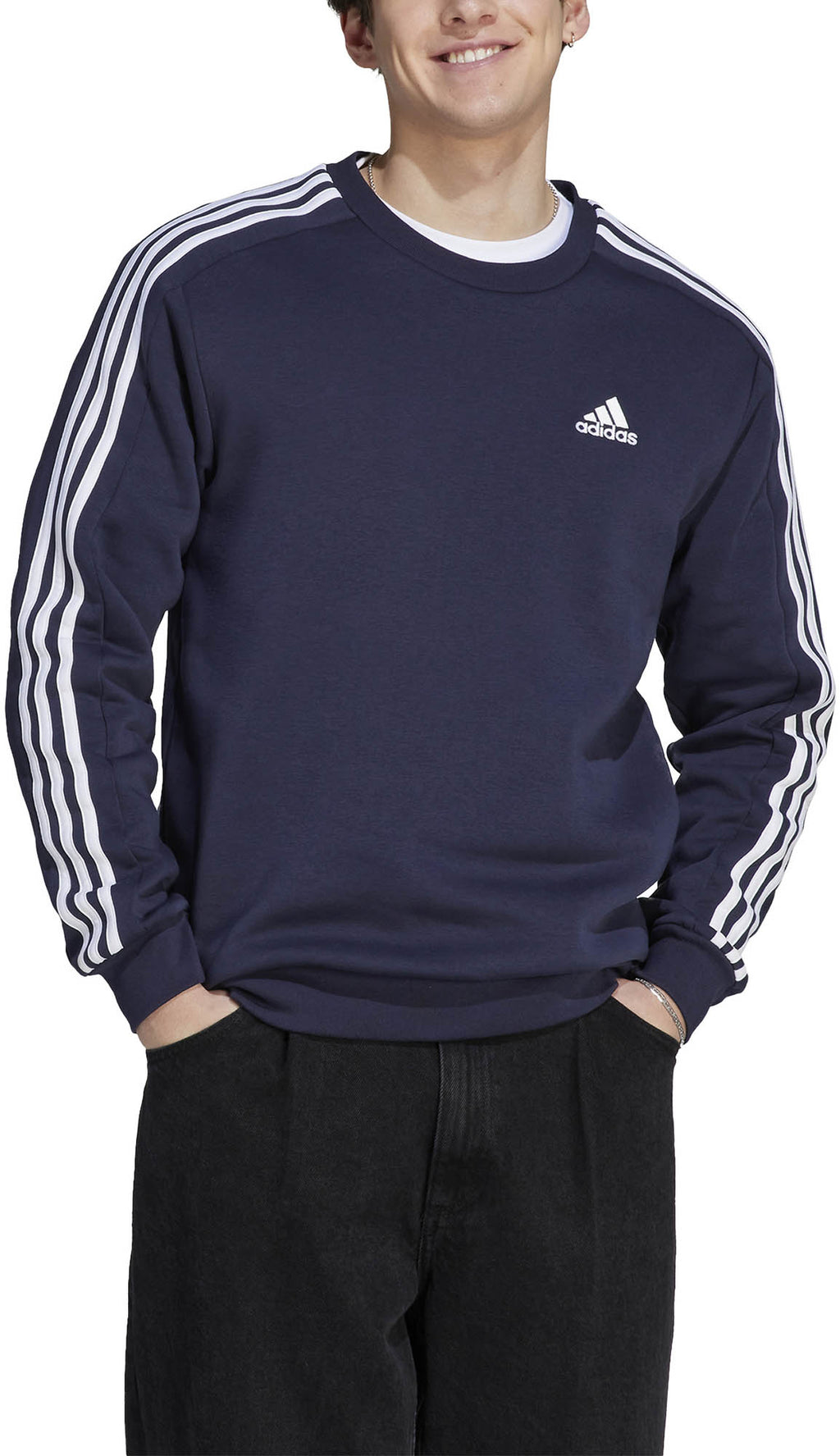 Essentials Fleece 3-Stripes sweater