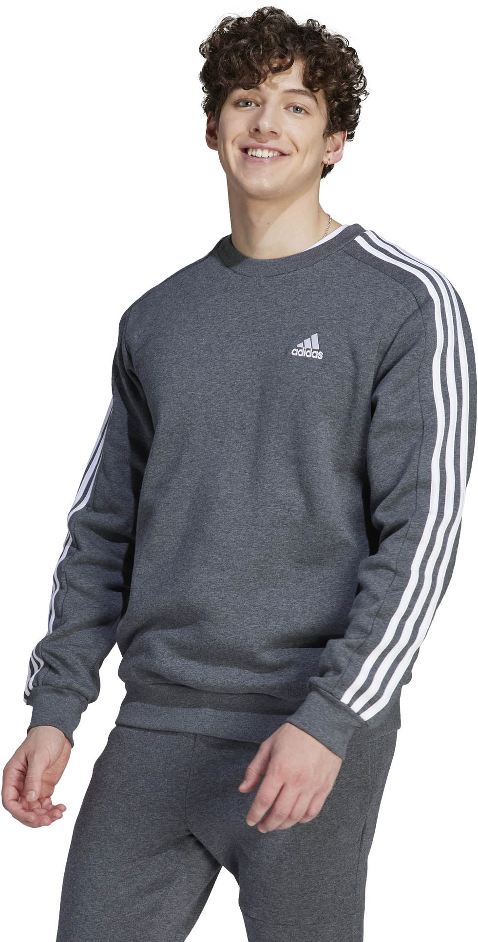 Essentials Fleece 3-Stripes sweater