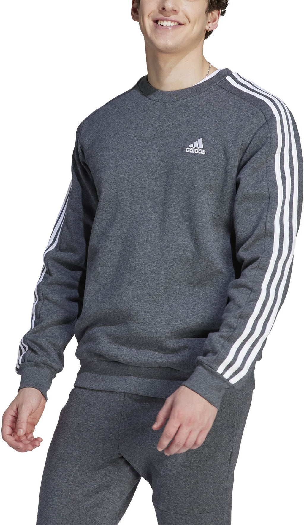 Essentials Fleece 3-Stripes sweater