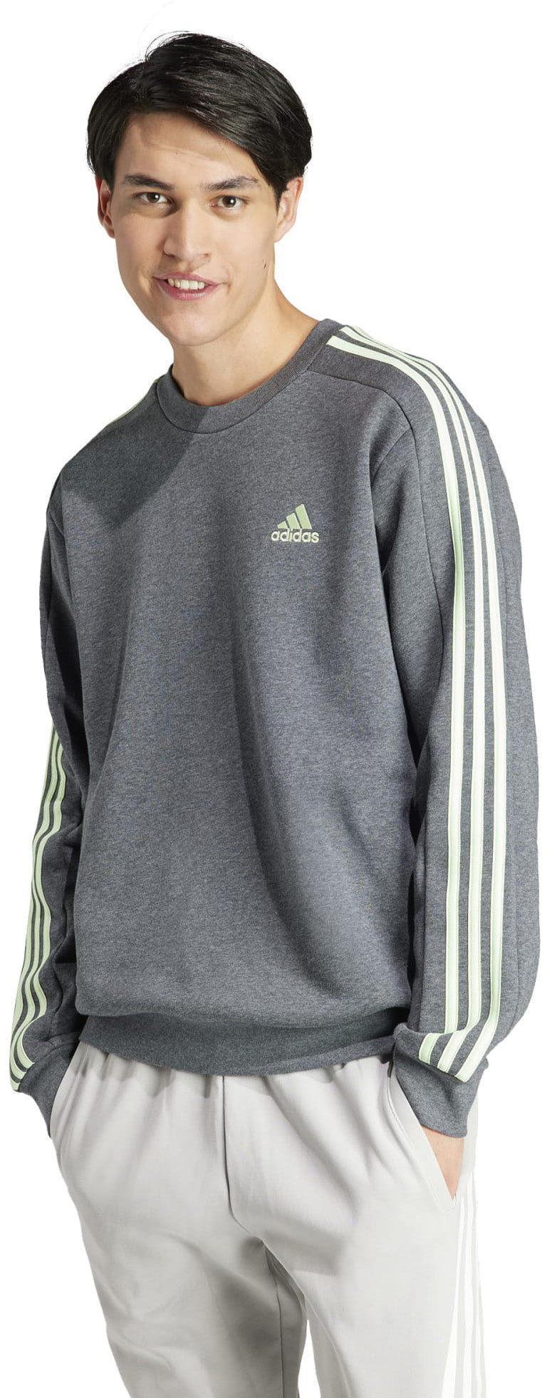 Essentials Fleece 3-Stripes sweater