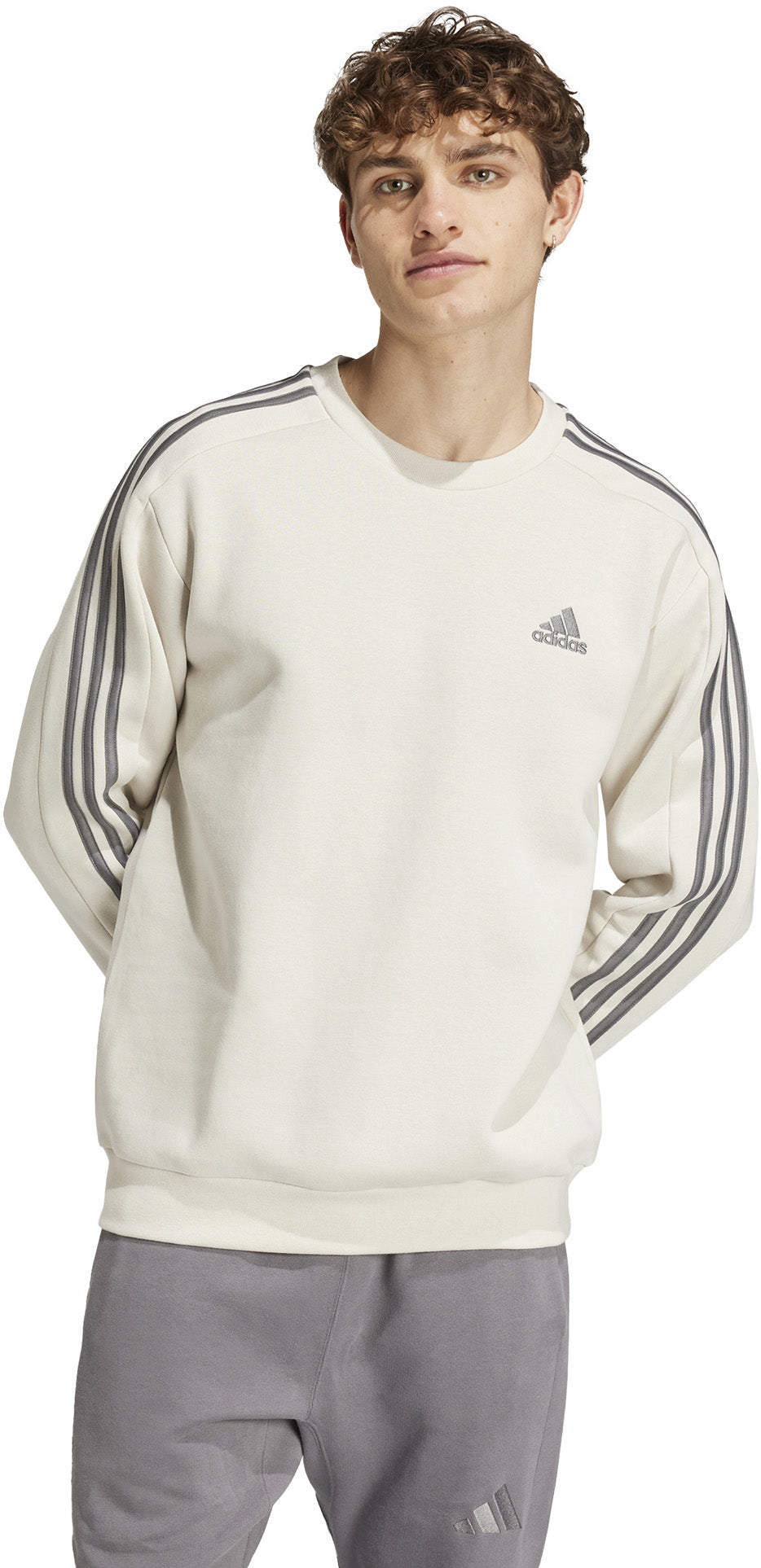 Essentials Fleece 3-Stripes sweater