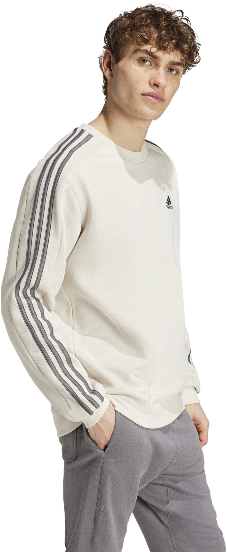 Essentials Fleece 3-Stripes sweater