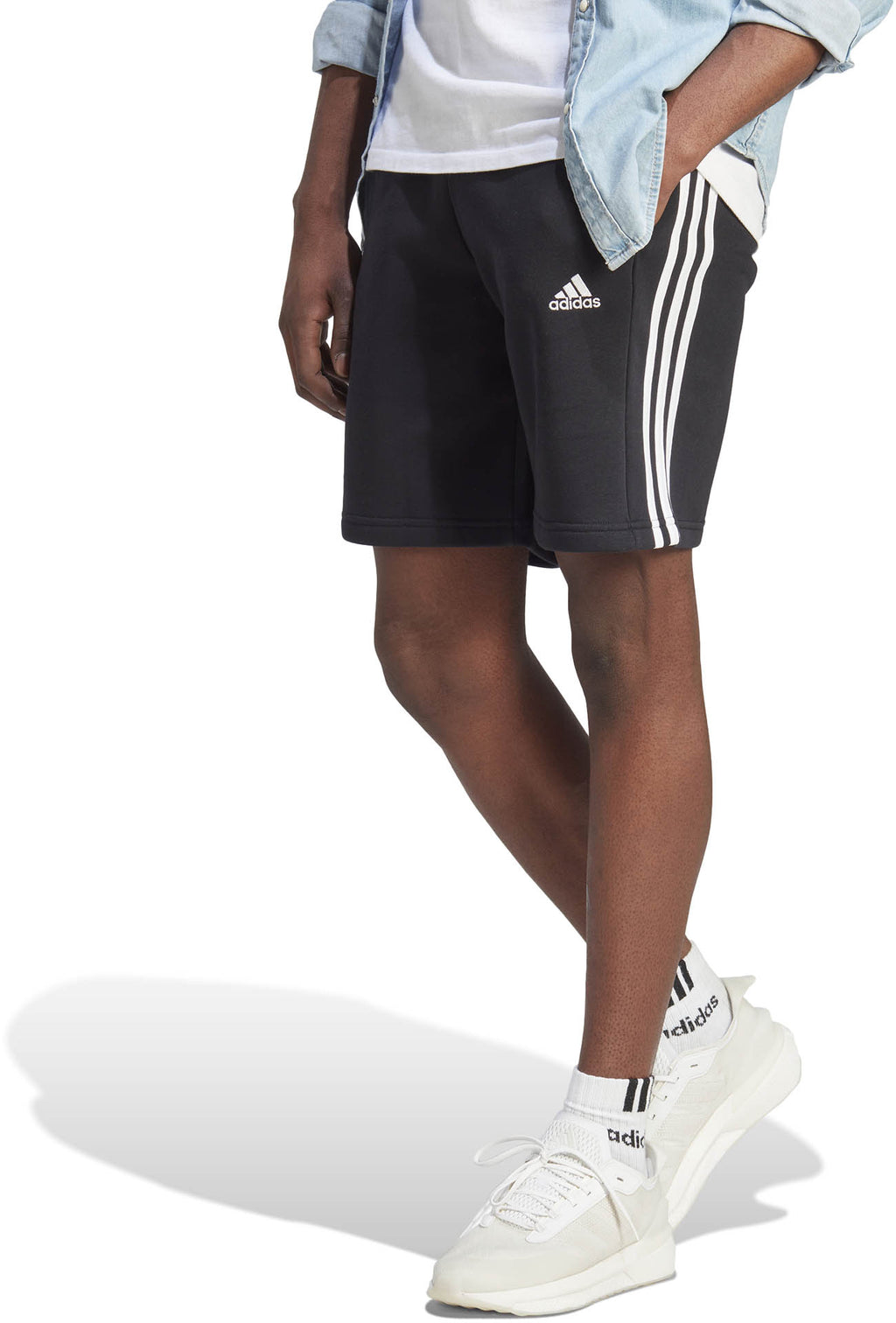 3 Stripes Fleece short