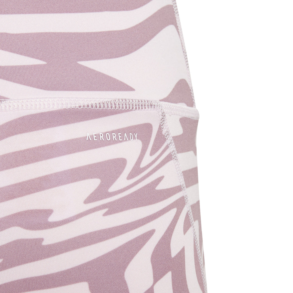 AEROREADY Allover Print Optime 7/8 High-Rise Pocket kids legging