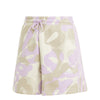 Floral Graphic 3-Stripes Fleece short
