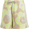 Floral Graphic 3-Stripes Fleece short