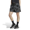 Floral Graphic 3-Stripes Fleece short