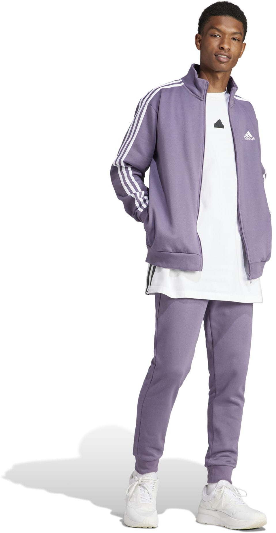 Basic 3-Stripes Fleece trainingspak