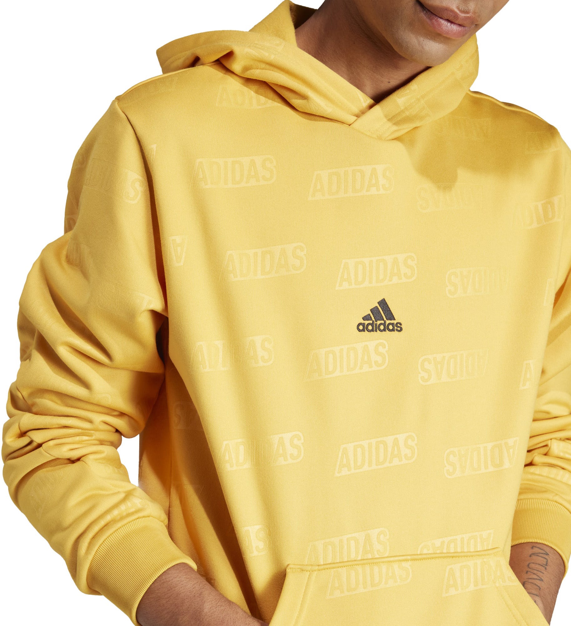 Embossed Polar Fleece hoodie