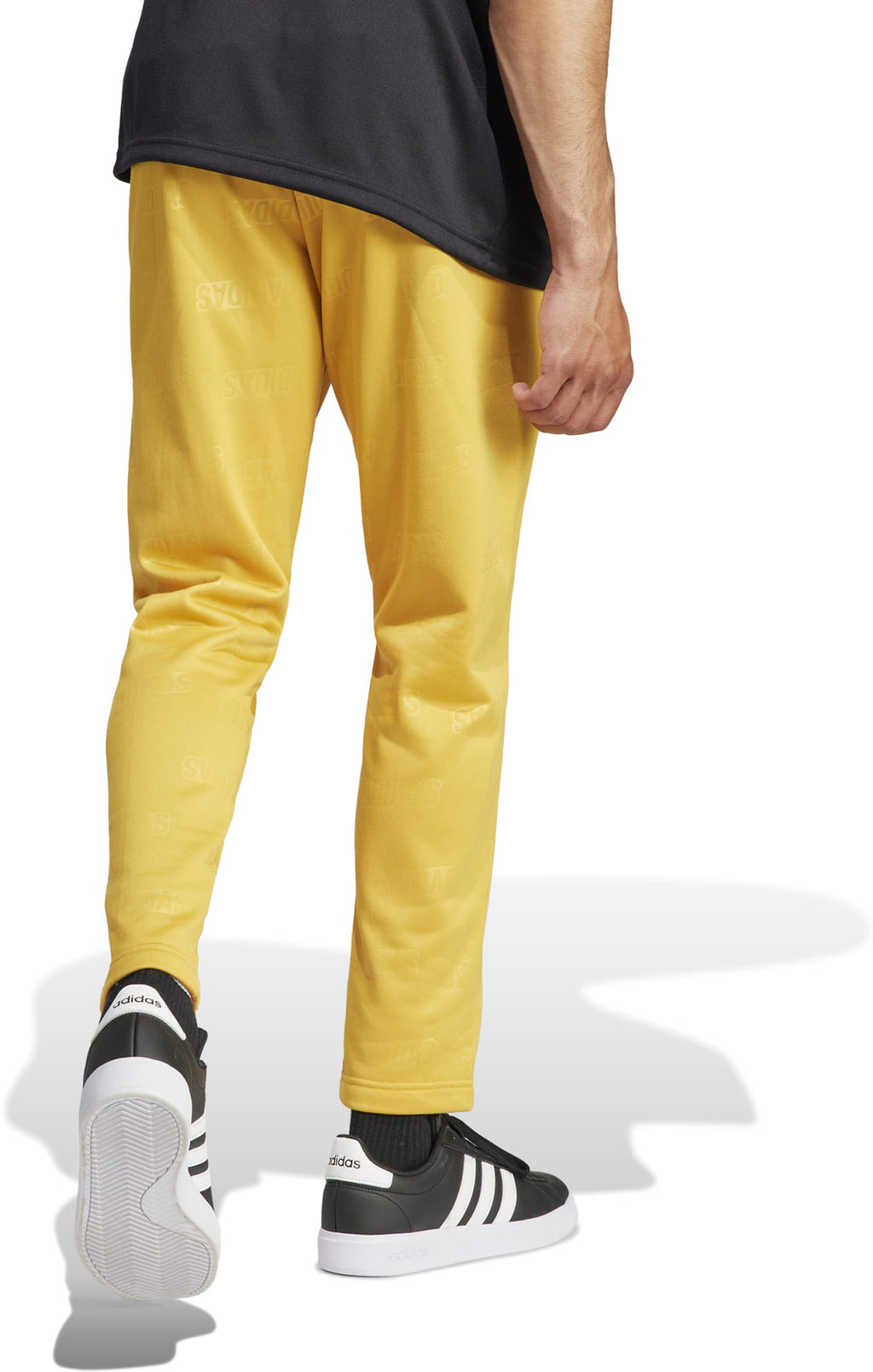 Embossed Polar Fleece Tapered trainingsbroek