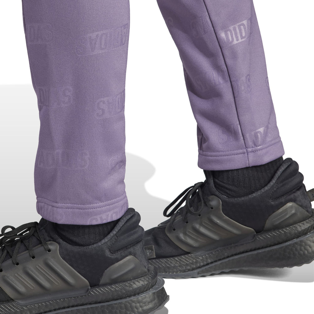 Embossed Polar Fleece Tapered trainingsbroek