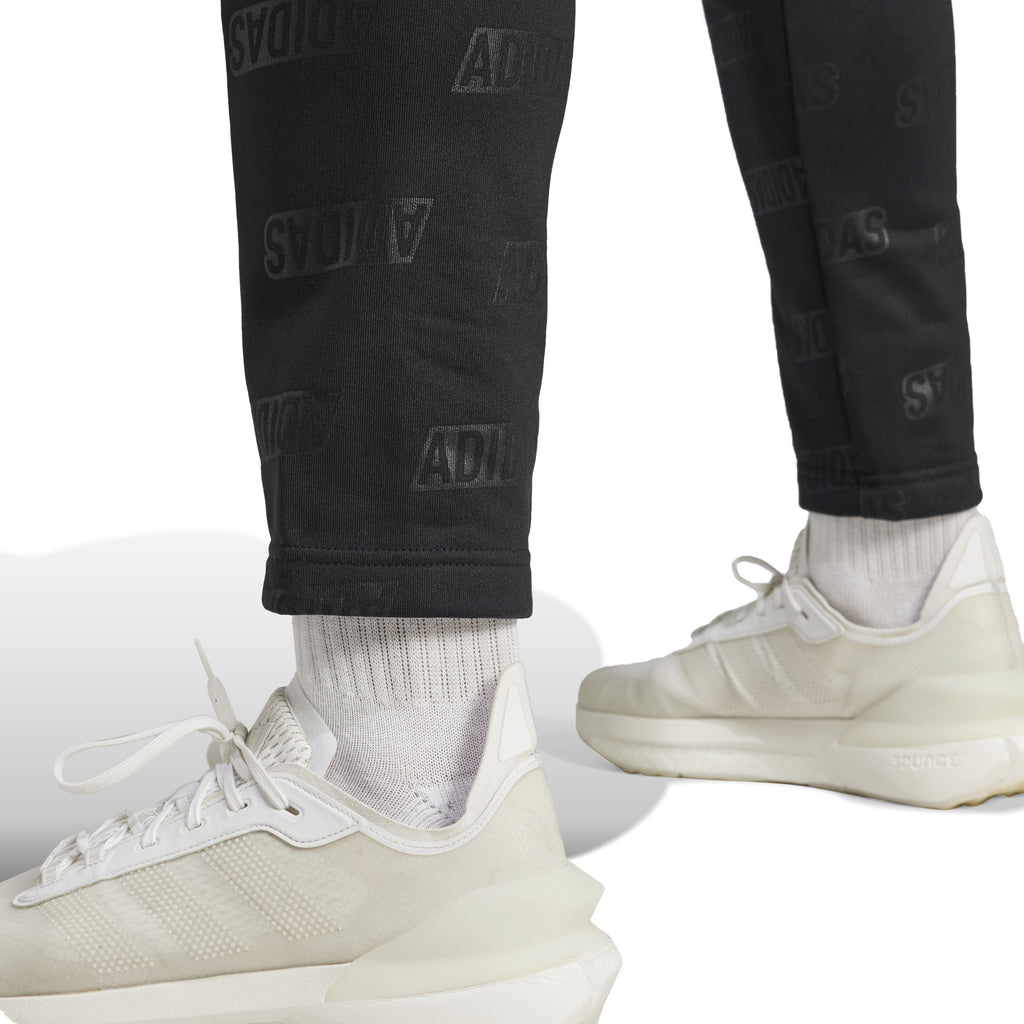 Embossed Polar Fleece Tapered trainingsbroek