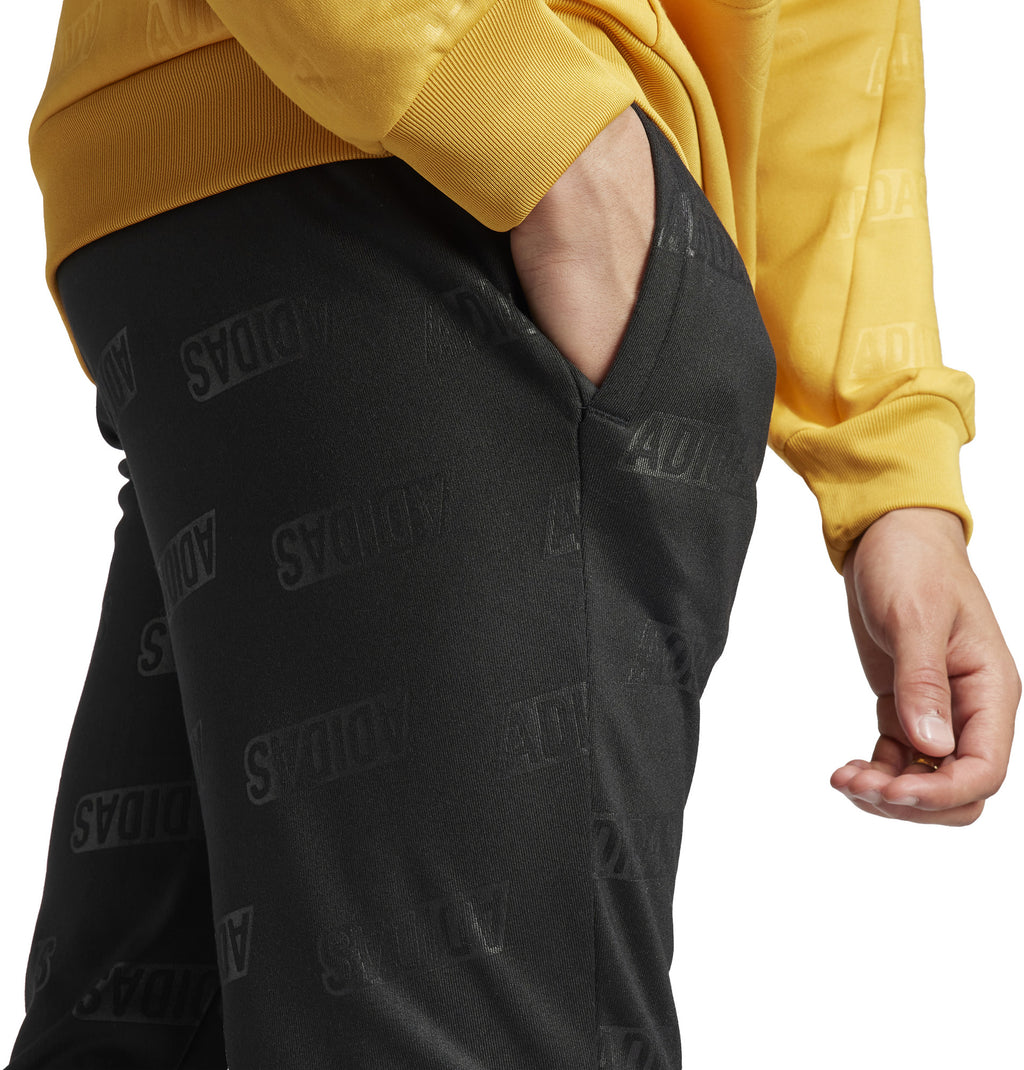 Embossed Polar Fleece Tapered trainingsbroek
