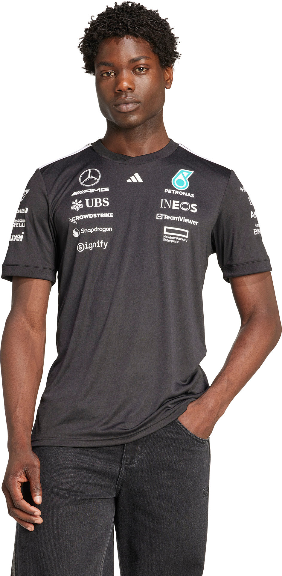 Mercedes - AMG Petronas Formula One Team Zwart Driver Shirt