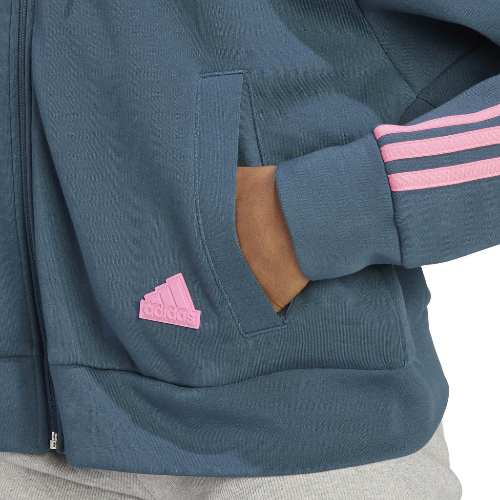 Fleece 3-Stripes Full Zip hoodie