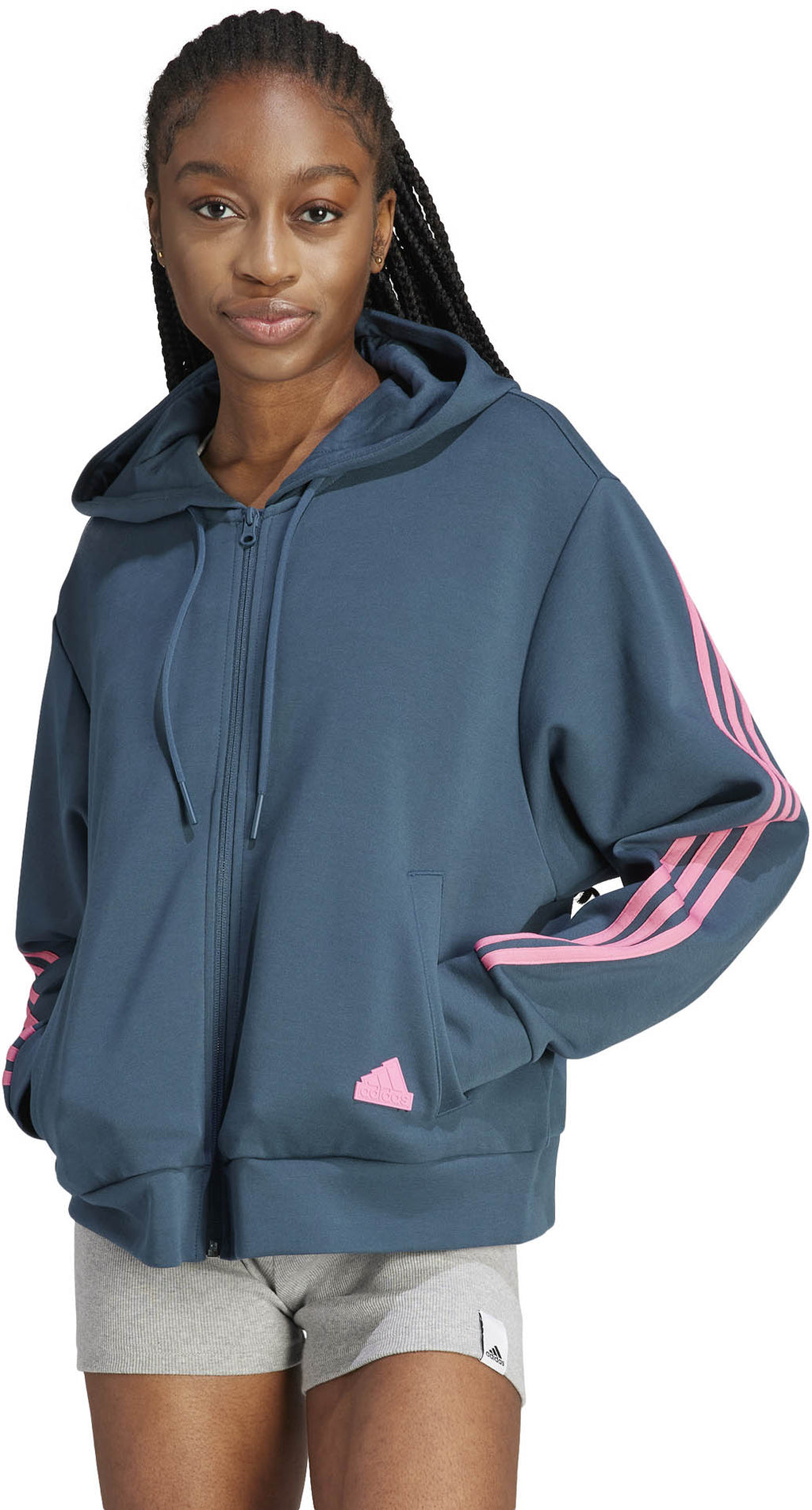 Fleece 3-Stripes Full Zip hoodie