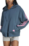 Fleece 3-Stripes Full Zip hoodie
