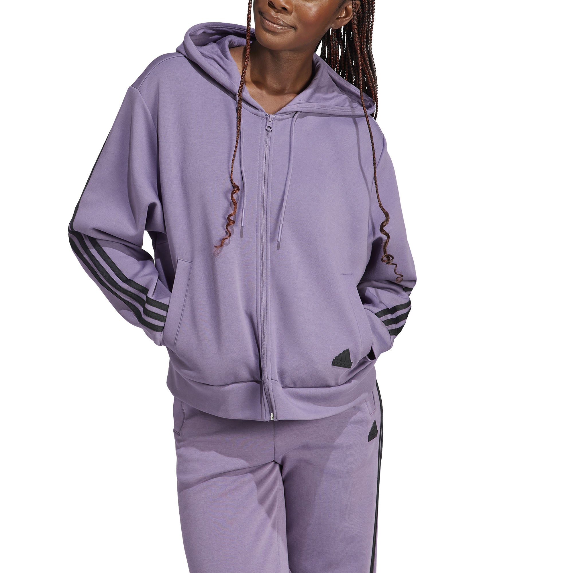 Fleece 3-Stripes Full Zip hoodie