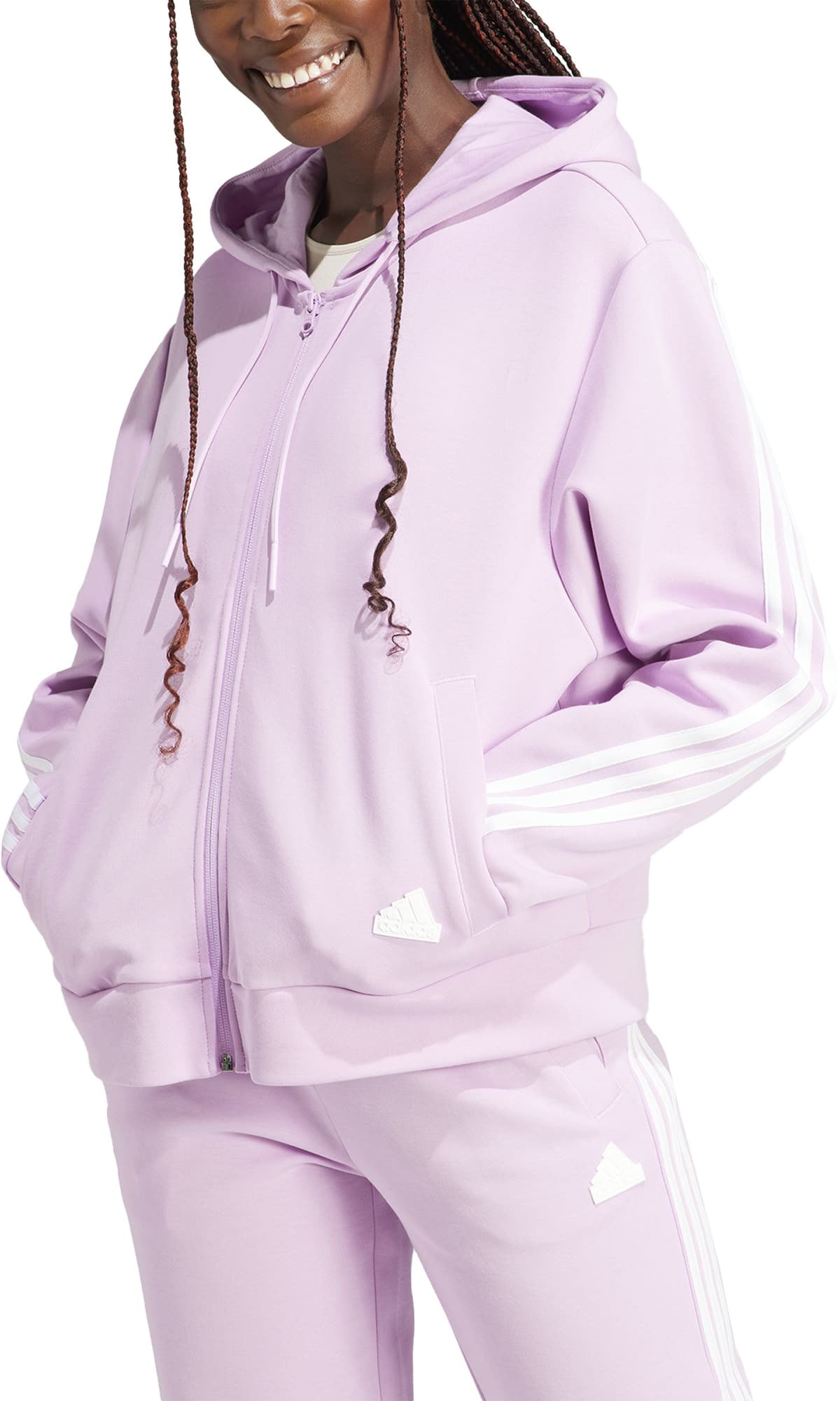 Fleece 3-Stripes Full Zip hoodie