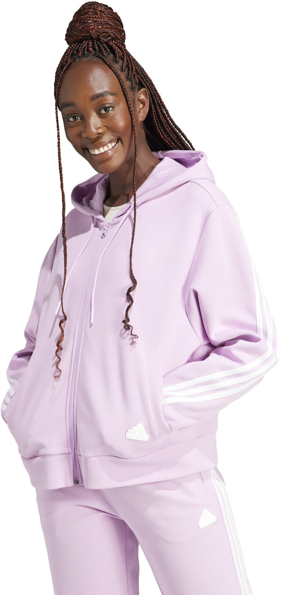 Fleece 3-Stripes Full Zip hoodie
