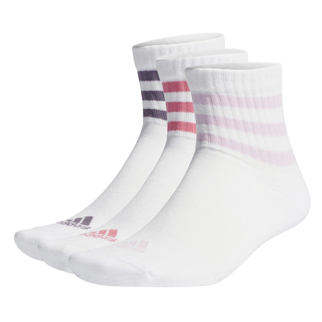 3-Stripes Cushioned Sportswear Mid-Cut 3-pack sokken