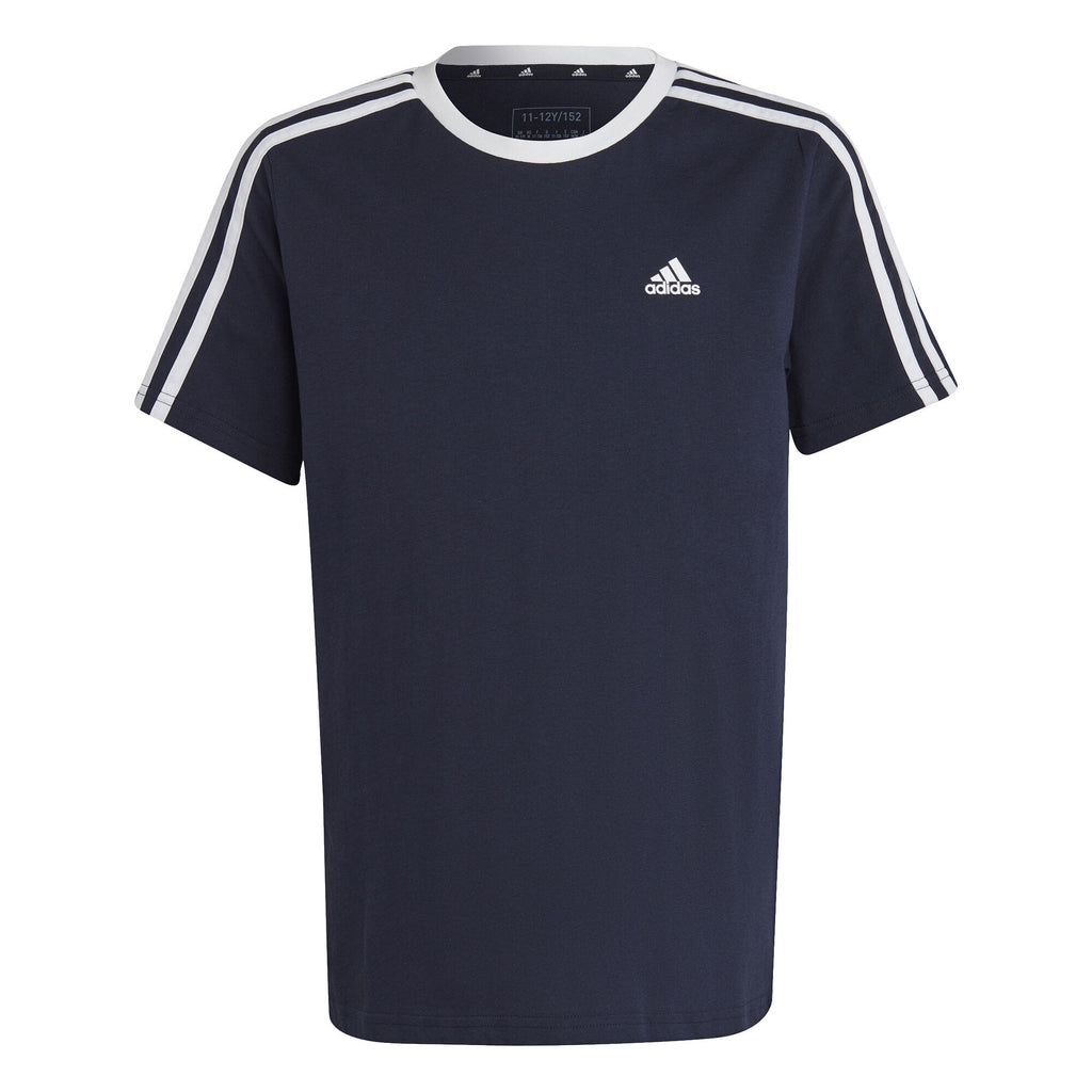 Essentials 3-Stripes Cotton Loose Fit Boyfriend shirt