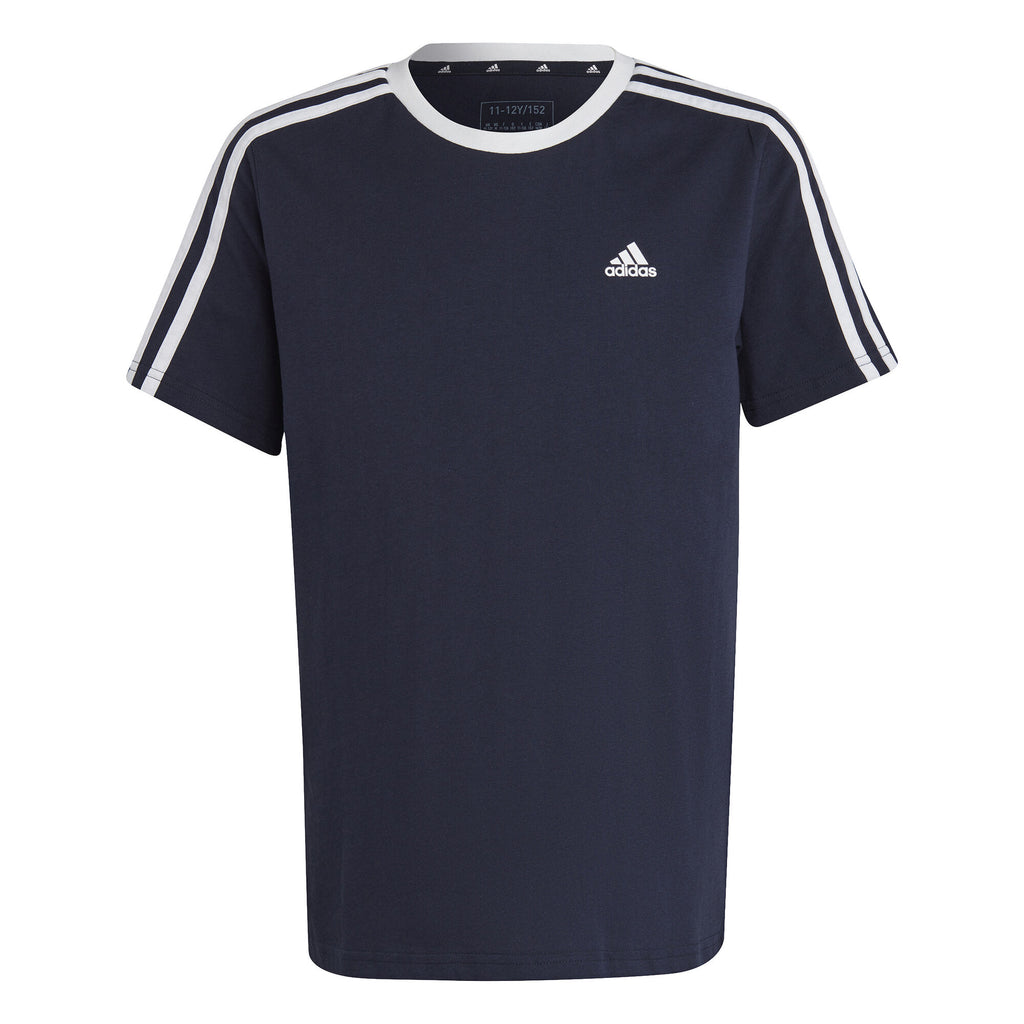 Essentials 3-Stripes Cotton Loose Fit Boyfriend shirt