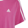 Essentials 3-Stripes Cotton Loose Fit Boyfriend shirt