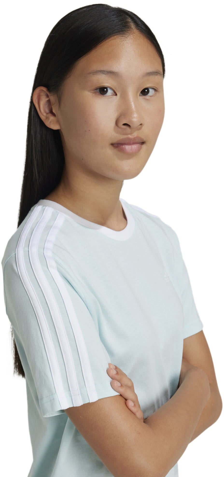 Essentials 3-Stripes Cotton Loose Fit Boyfriend shirt