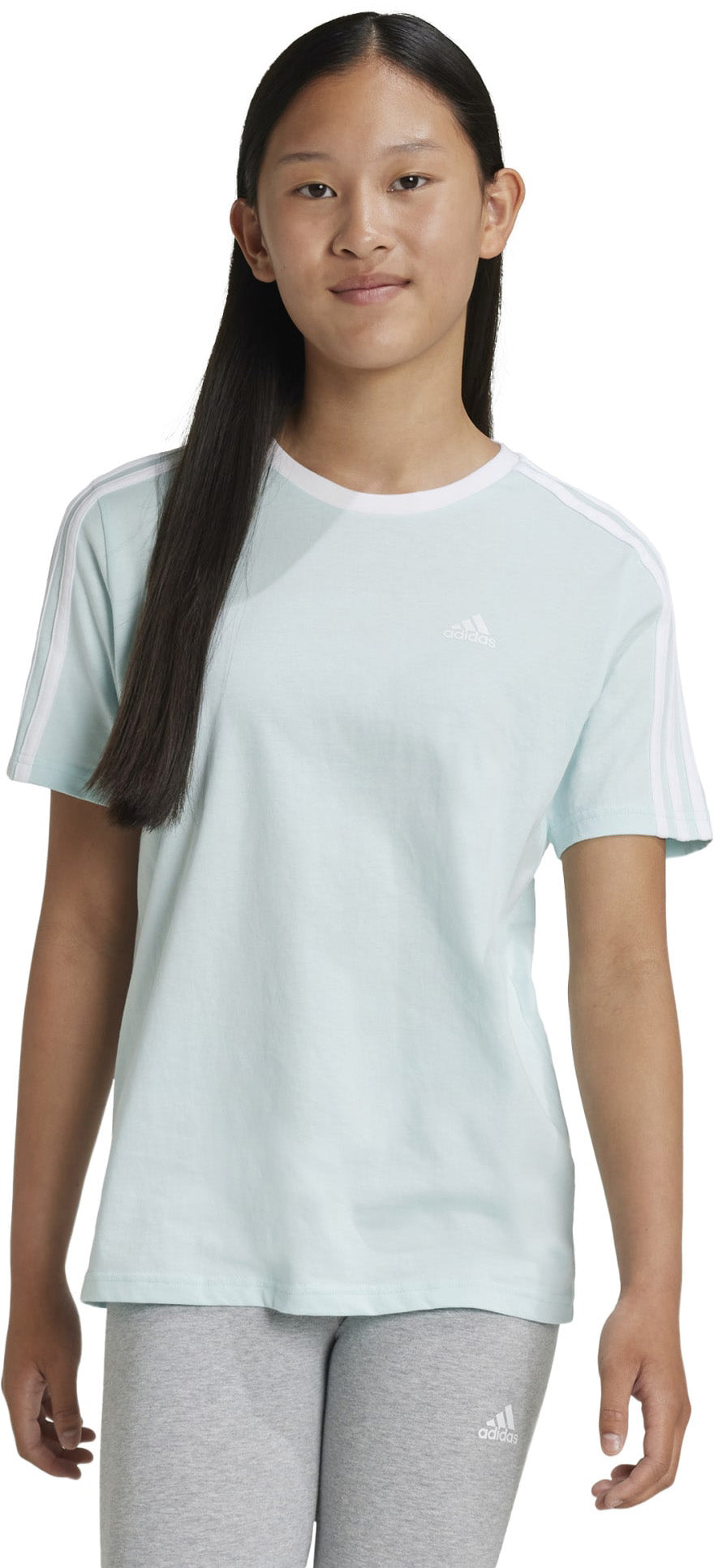 Essentials 3-Stripes Cotton Loose Fit Boyfriend shirt