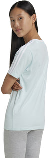 Essentials 3-Stripes Cotton Loose Fit Boyfriend shirt